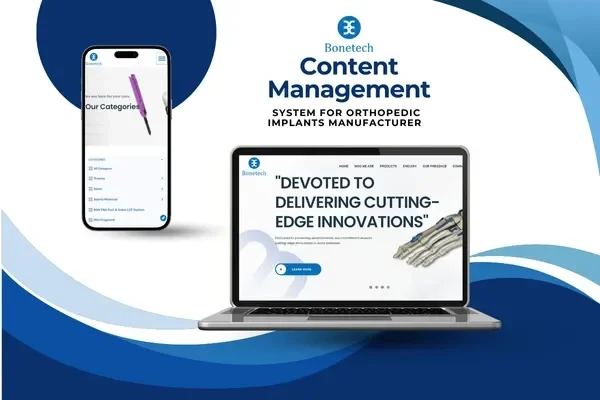 Website Development For Orthopedic Implant Manufacturer