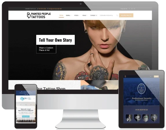 Tattoo Website Features
